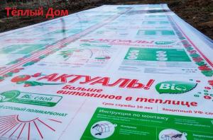 Поликарбонат АКТУАЛЬ! BIO 4мм прозрачный (2,1х6м) 0,65кг/м2 усиленный
